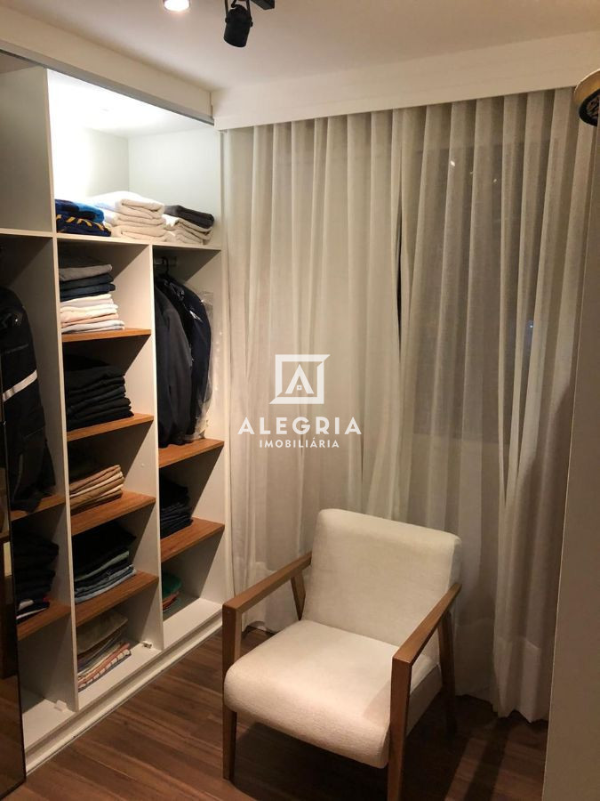 Apartamento 03 Dormitórios (Sendo 01 Suíte), todo mobiliado em São José dos Pinhais