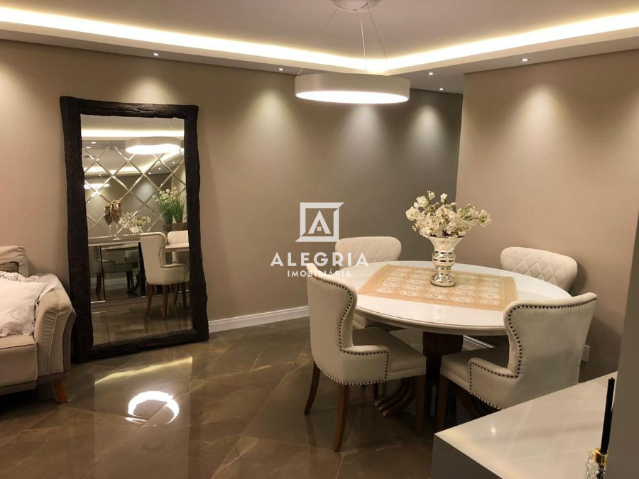 Apartamento 03 Dormitórios (Sendo 01 Suíte), todo mobiliado em São José dos Pinhais
