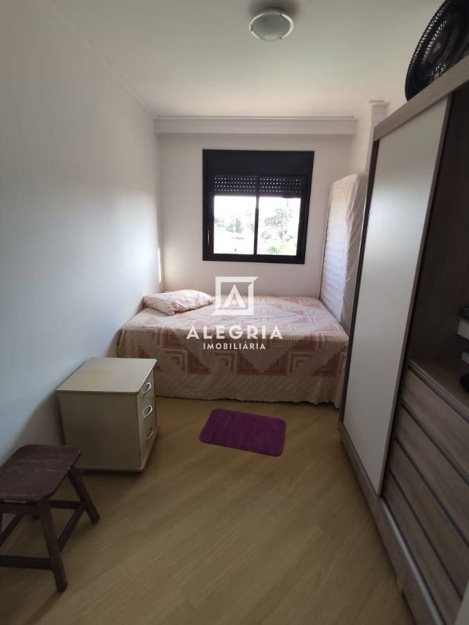 Apartamento 02 Dormitórios Sendo uma Suíte (Semi Mobiliado) no Centro em São José dos Pinhais