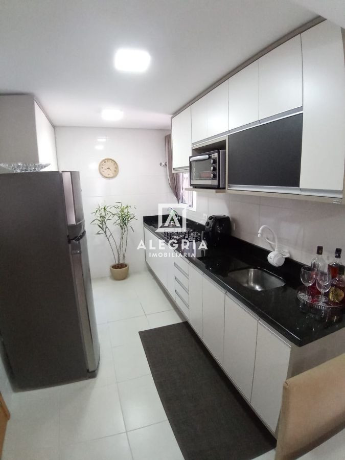 Lindo Apartamento Semi Mobiliado de 3 Quartos no Bairro Ouro Fino em São José dos Pinhais