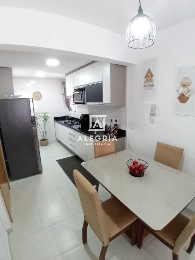 Lindo Apartamento Semi Mobiliado de 3 Quartos no Bairro Ouro Fino em São José dos Pinhais