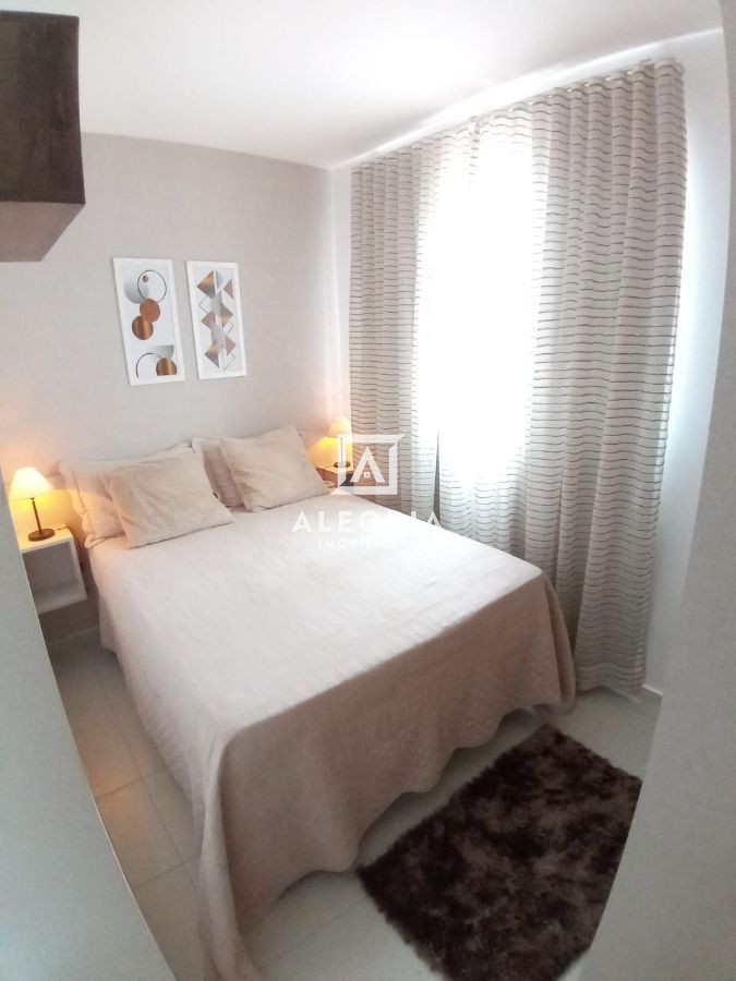 Lindo Apartamento Semi Mobiliado de 3 Quartos no Bairro Ouro Fino em São José dos Pinhais