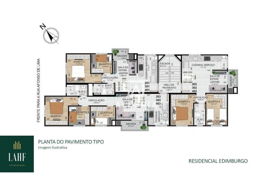 Apartamento Contendo 02 Dormitórios no Parque da Fonte em São José dos Pinhais