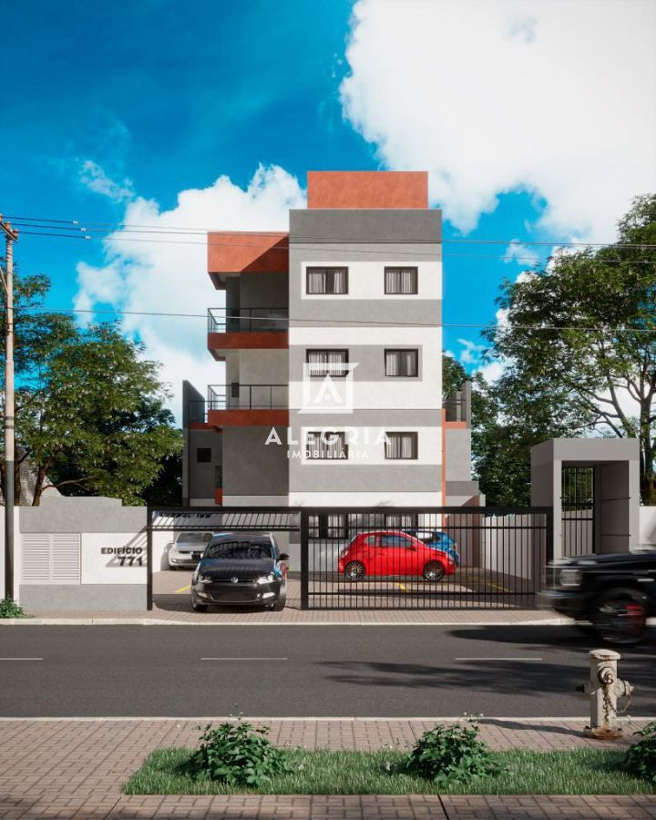 Apartamento Com Terraço Contendo 02 Dormitórios na Boneca do Iguaçu em São José dos Pinhais