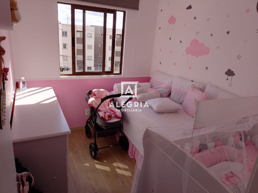 Lindo Apartamento de 02 Quartos Semi Mobiliado no Santo Antônio em São José dos Pinhais