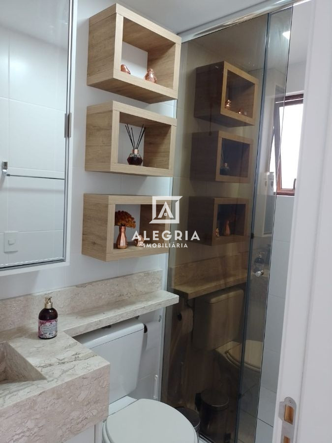 Lindo Apartamento de 02 Quartos Semi Mobiliado no Santo Antônio em São José dos Pinhais