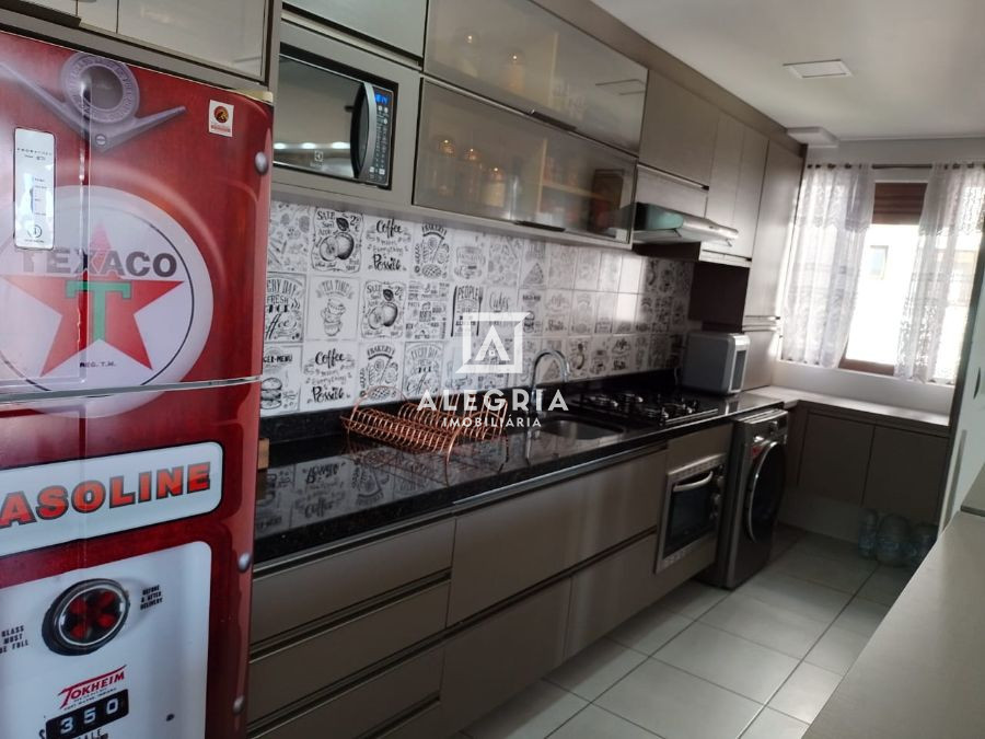 Lindo Apartamento de 02 Quartos Semi Mobiliado no Santo Antônio em São José dos Pinhais