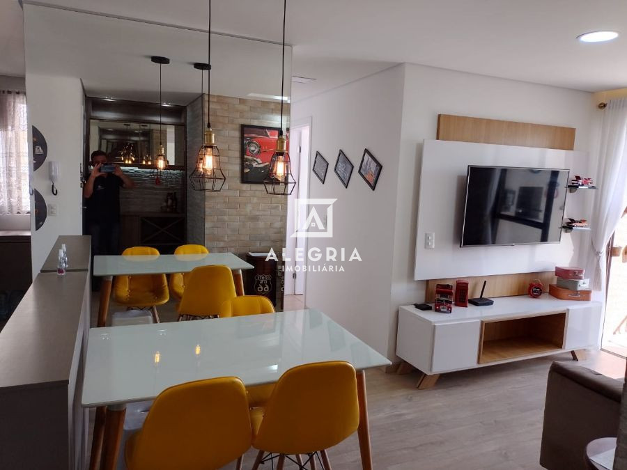 Lindo Apartamento de 02 Quartos Semi Mobiliado no Santo Antônio em São José dos Pinhais