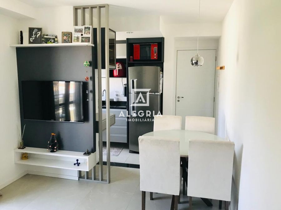 Lindo Apartamento Semi Mobiliado de  02 Quartos no Centro em São José dos Pinhais