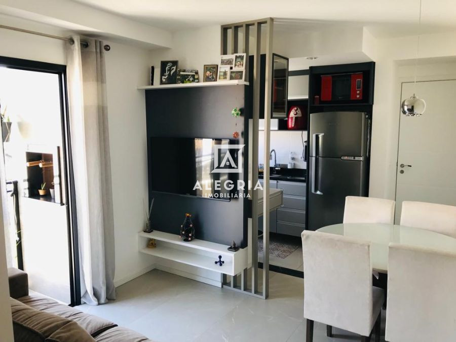 Lindo Apartamento Semi Mobiliado de  02 Quartos no Centro em São José dos Pinhais