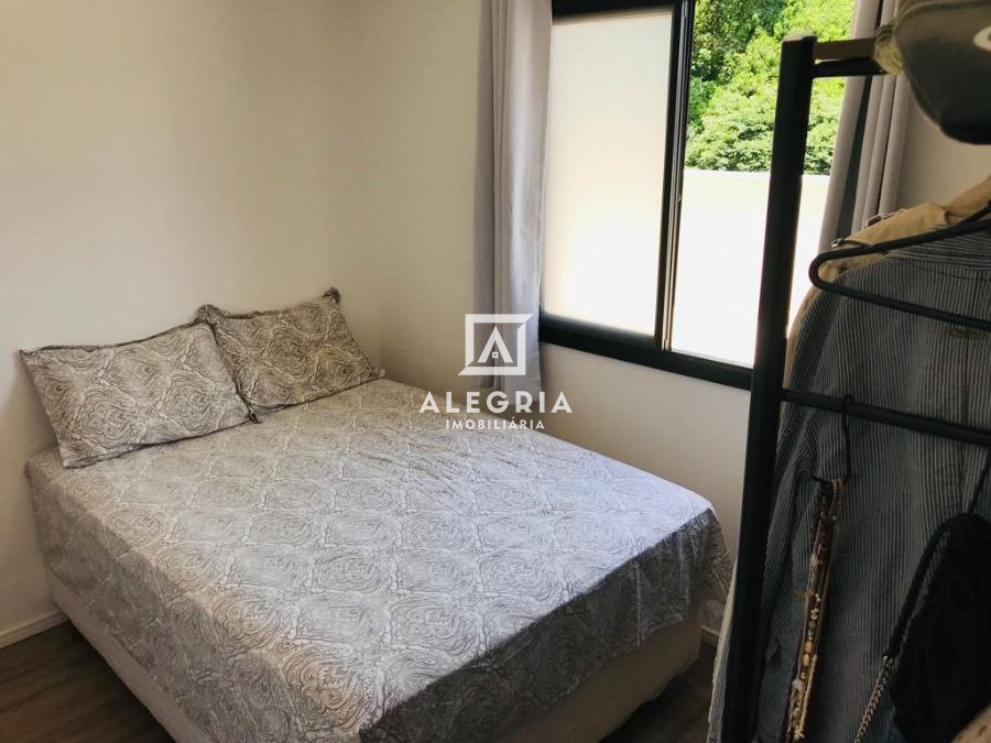 Lindo Apartamento Semi Mobiliado de  02 Quartos no Centro em São José dos Pinhais