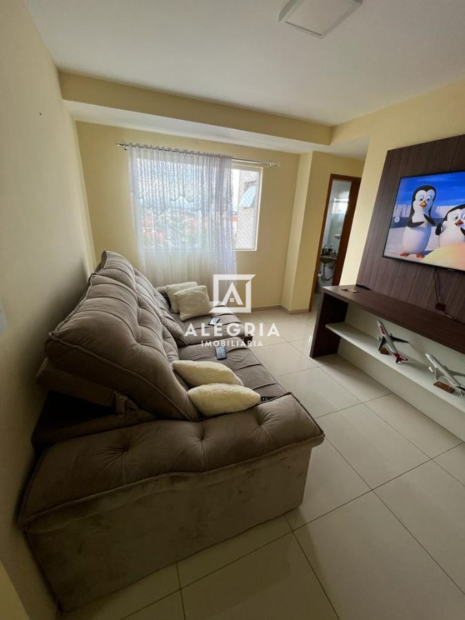 Lindo Apartamento Duplex Mobiliado Contendo 02 Dormitórios Sendo 01 Suite em São José dos Pinhais