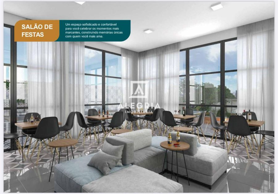 Excelente Apartamento no Residencial Moradas de Bragança no Centro em São José dos Pinhais