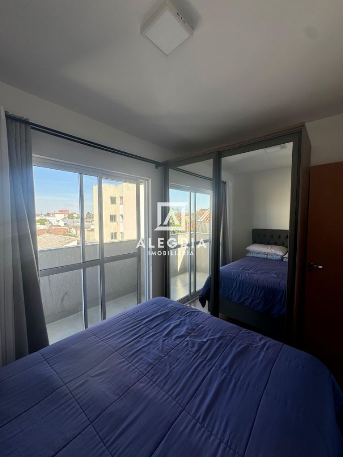 Lindo Apartamento Semi Mobiliado Contendo 02 Dormitórios no Monte Libano em São José dos Pinhais