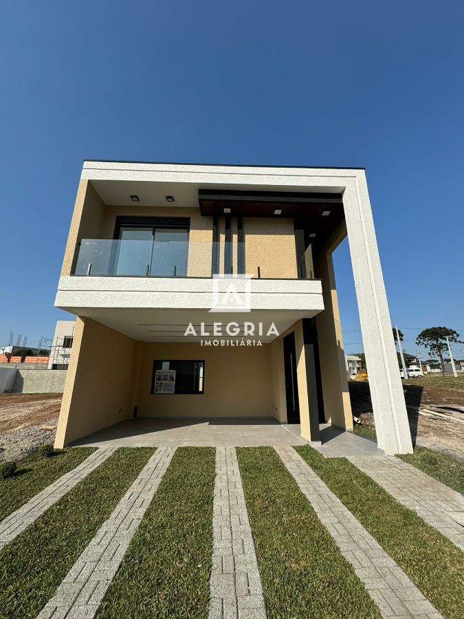 Excelente Sobrado alto padrão em condominio fechado The Life Garden no bairro costeira em São José dos Pinhais