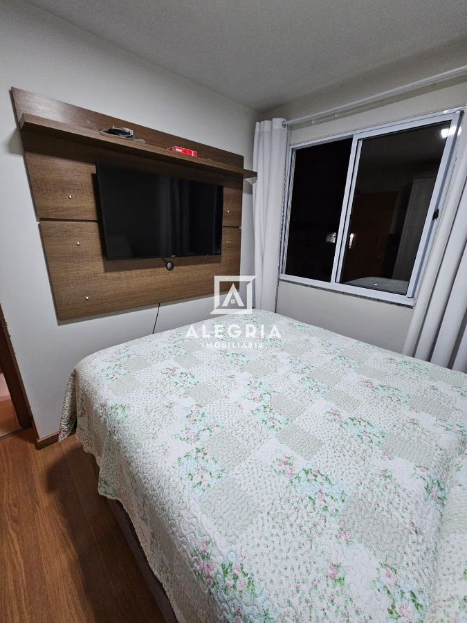 Lindo Apartamento Semi mobiliado no Edificio Reserva Casa Blanca no bairro Colonia Rio grande em São José dos Pinhais