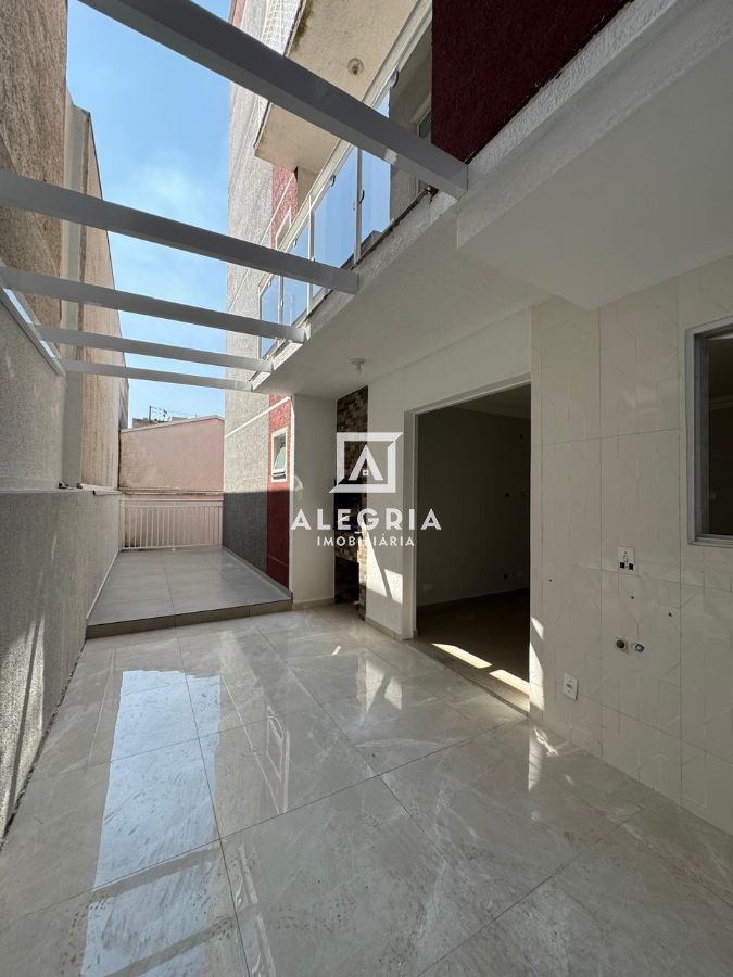 Lindo Apartamento 02 Quartos com Suite e Terraço com Churrasqueira em São José dos Pinhais