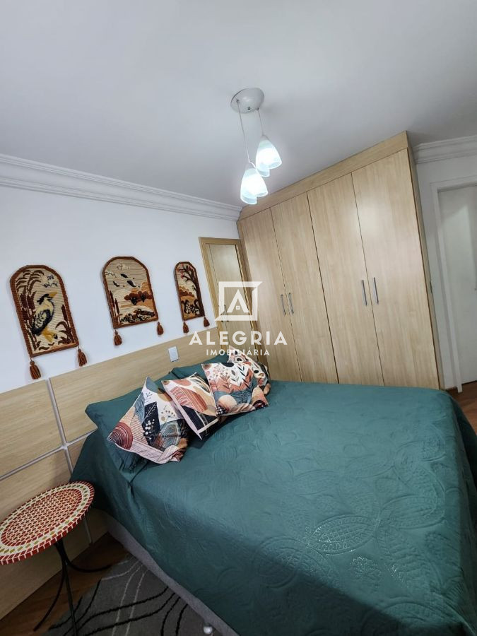 Excelente Apartamento Semi-Mobiliado 02 Dormitórios sendo 01 Suíte no Centro em São José dos Pinhais