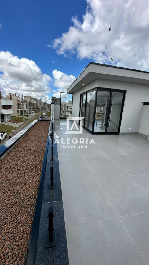 Belissimo Sobrado Contendo 03 Dormitórios Sendo 01 Suite com Closet e Hidro no Residencial Fogiatto em São José dos Pinhais