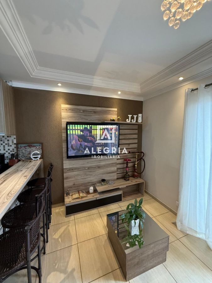 Lindo Apartamento Semi Mobiliado Terreo com Garden Contendo 02 Dormitórios Sendo 01 Suite no Pedro Moro em São José dos Pinhais