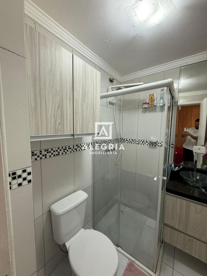 Lindo Apartamento Semi Mobiliado Terreo com Garden Contendo 02 Dormitórios Sendo 01 Suite no Pedro Moro em São José dos Pinhais