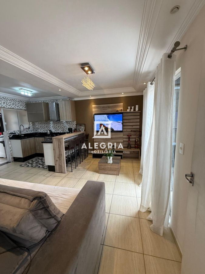 Lindo Apartamento Semi Mobiliado Terreo com Garden Contendo 02 Dormitórios Sendo 01 Suite no Pedro Moro em São José dos Pinhais