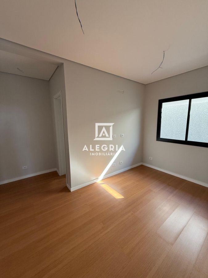 Belissima Casa Contendo 03 Dormitórios Sendo 01 Suite Com Area Gourmet no Jardim Cruzeiro em São José dos Pinhais