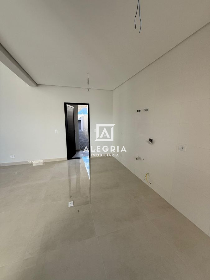 Belissima Casa Contendo 03 Dormitórios Sendo 01 Suite Com Area Gourmet no Jardim Cruzeiro em São José dos Pinhais