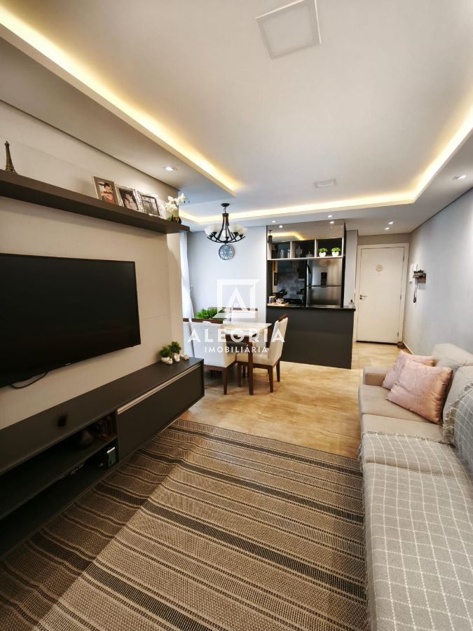 lindo apartamento semi mobiliado 3 dormitórios bairro Cruzeiro em São José dos Pinhais
