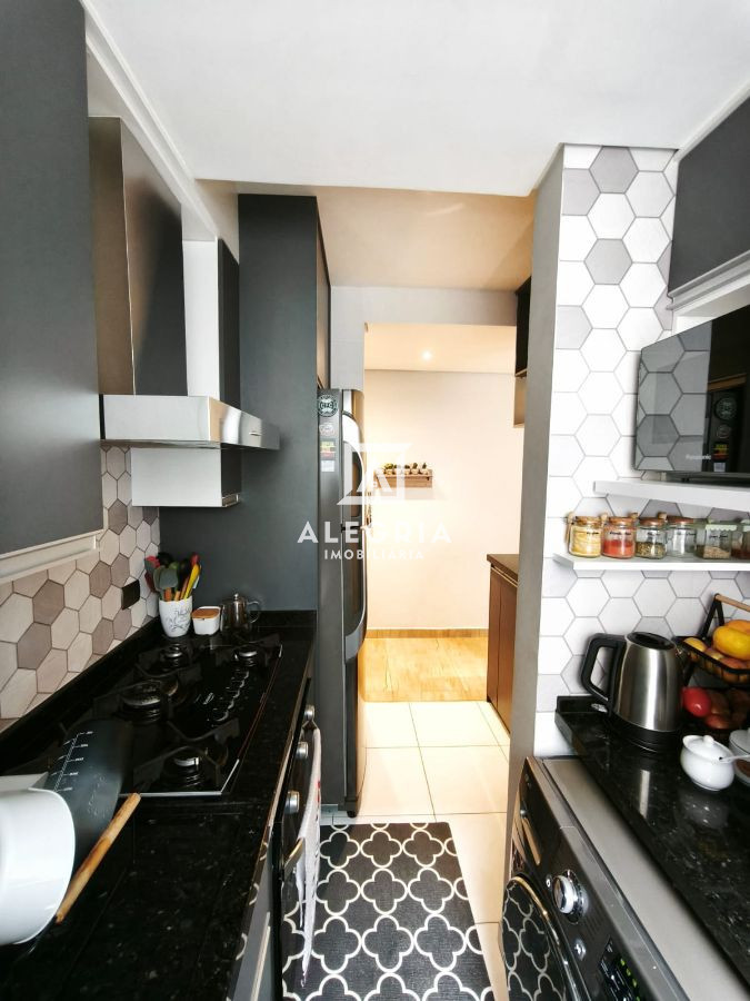 lindo apartamento semi mobiliado 3 dormitórios bairro Cruzeiro em São José dos Pinhais