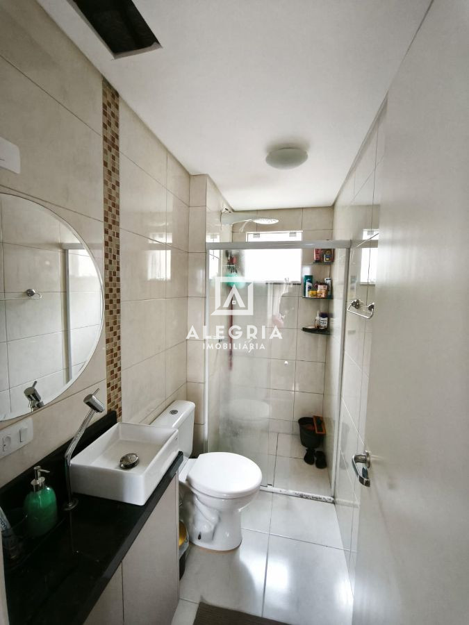 lindo apartamento semi mobiliado 3 dormitórios bairro Cruzeiro em São José dos Pinhais