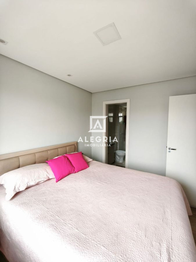 lindo apartamento semi mobiliado 3 dormitórios bairro Cruzeiro em São José dos Pinhais