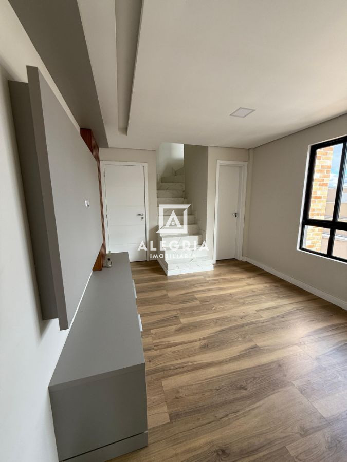 Linda Cobertura Duplex Contendo 03 Dormitórios Sendo 01 Suite na Boneca do Iguaçu em São José dos Pinhais