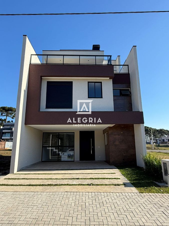 Belíssimo Triplex de Alto Padrão em condominio fechado no The Life Garden no bairro costeira em São José dos Pinhais