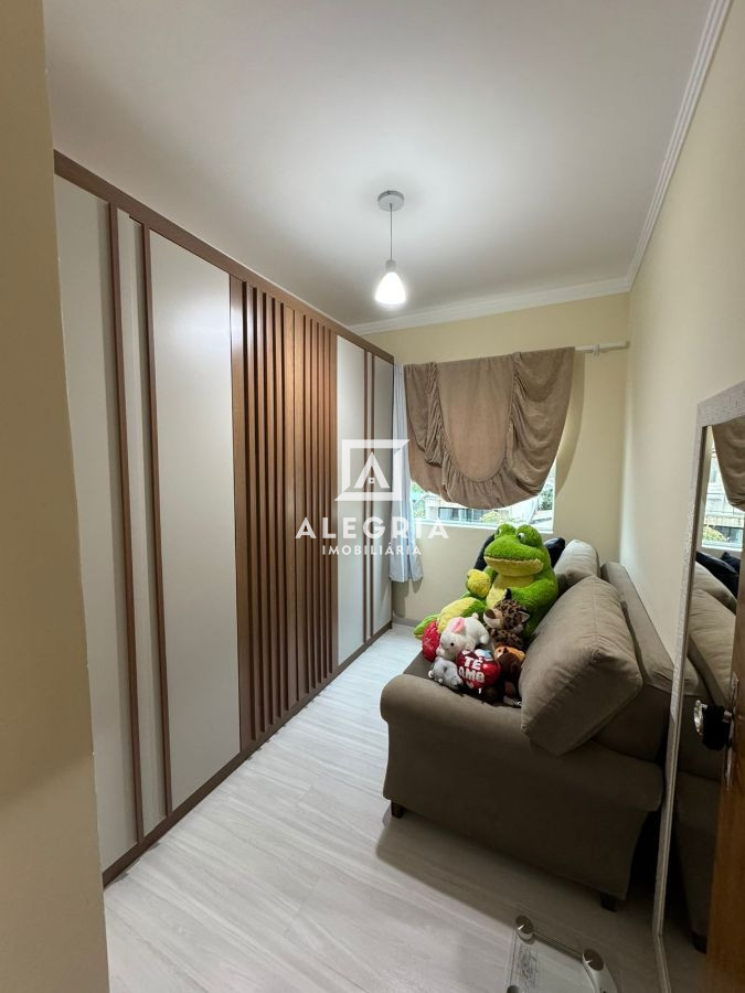 Excelente Apartamento de 3 Dormitórios no Bairro Braga em São José dos Pinhais em São José dos Pinhais