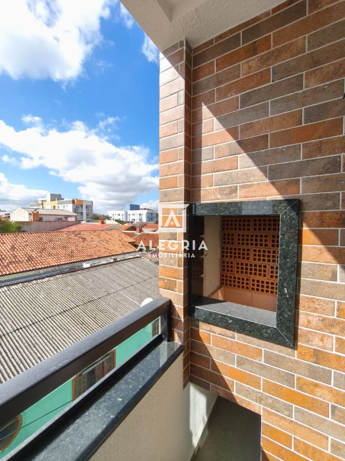 lindo apartamento com TERRAÇO DE 31,01M² e 03 Dormitórios sendo 01 Suíte no bairro Boneca do Iguaçú em São José dos Pinhais