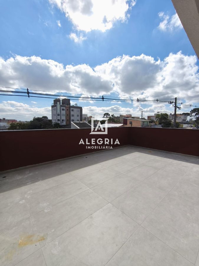lindo apartamento com TERRAÇO DE 31,01M² e 03 Dormitórios sendo 01 Suíte no bairro Boneca do Iguaçú em São José dos Pinhais