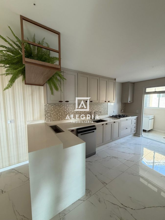 Lindo Apartamento no Centro Contendo 03 Dormitórios Sendo 01 Suite com Elevador em São José dos Pinhais
