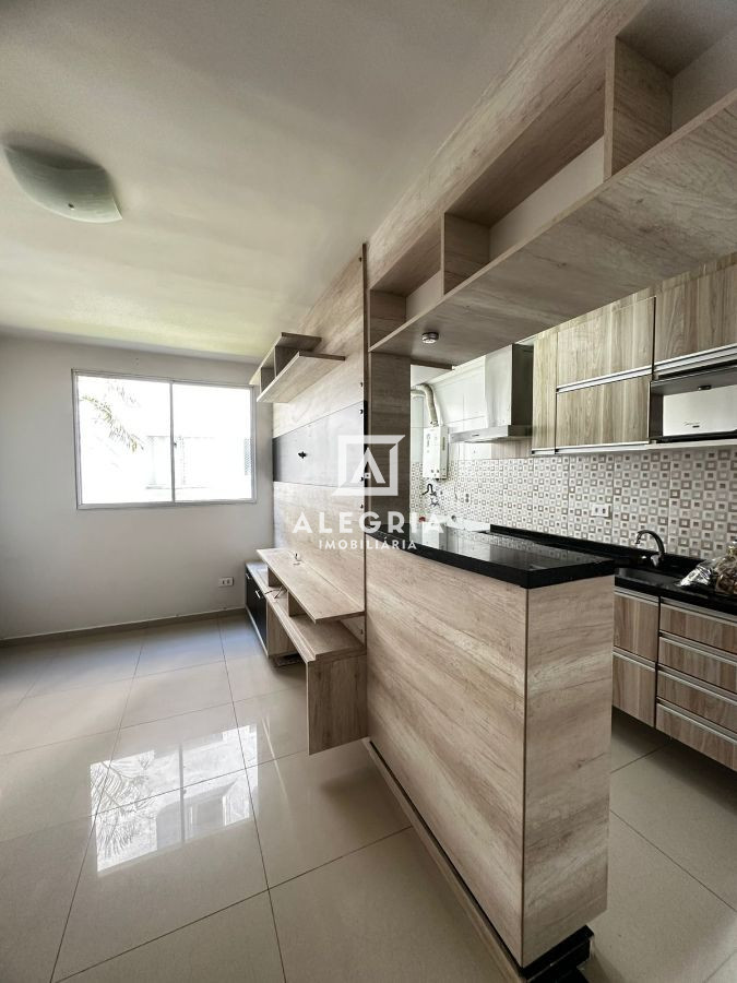 Lindo apartamento 2 dormitórios Semi mobiliado bairro Costeira em São José dos Pinhais