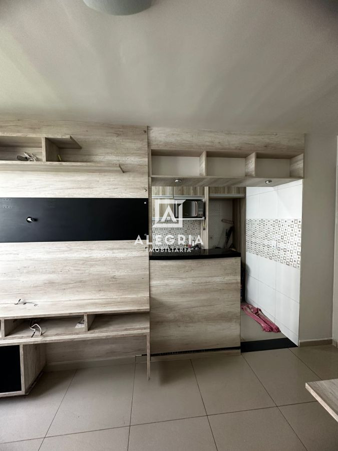 Lindo apartamento 2 dormitórios Semi mobiliado bairro Costeira em São José dos Pinhais