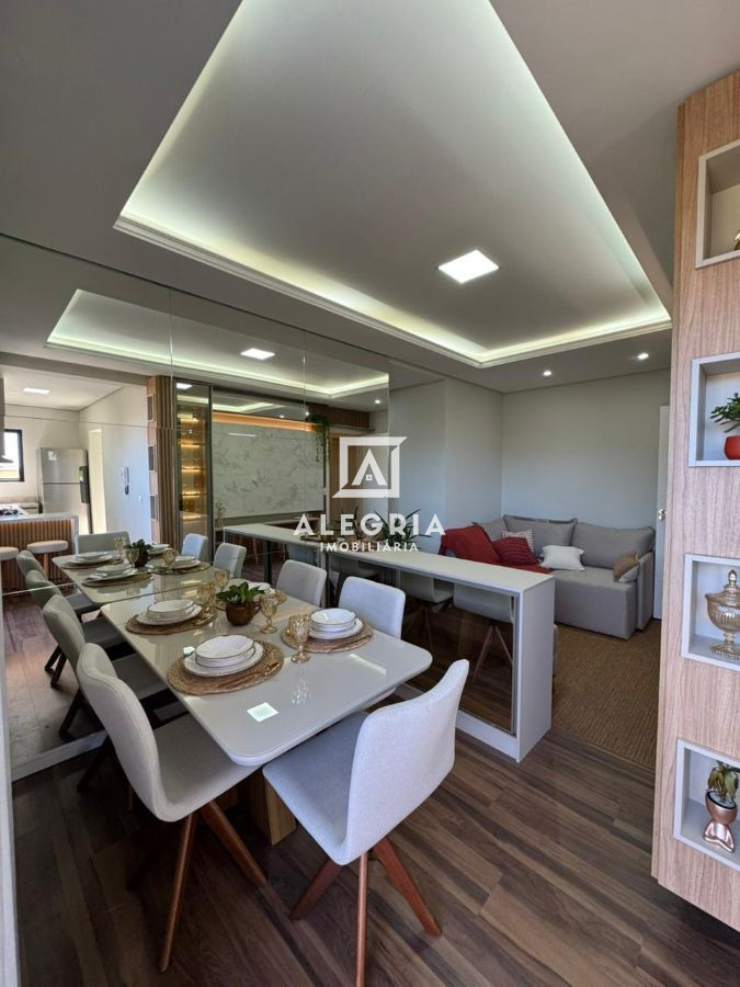 Lindo Apartamento Semi Mobiliado Próximo ao Shopping São José! Com lindo terraço privativo. em São José dos Pinhais