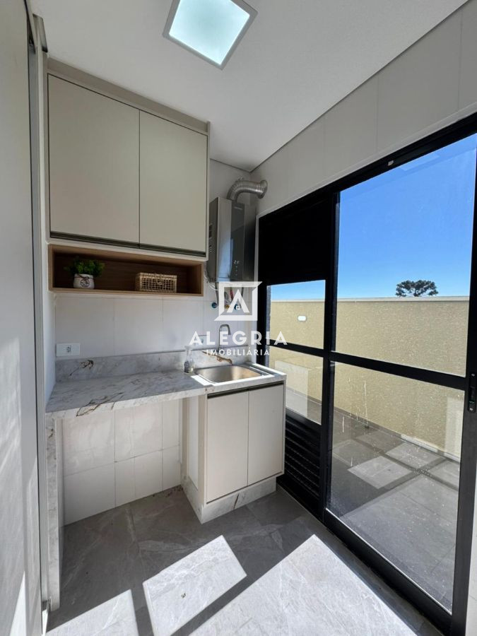 Lindo Apartamento Semi Mobiliado Próximo ao Shopping São José! Com lindo terraço privativo. em São José dos Pinhais