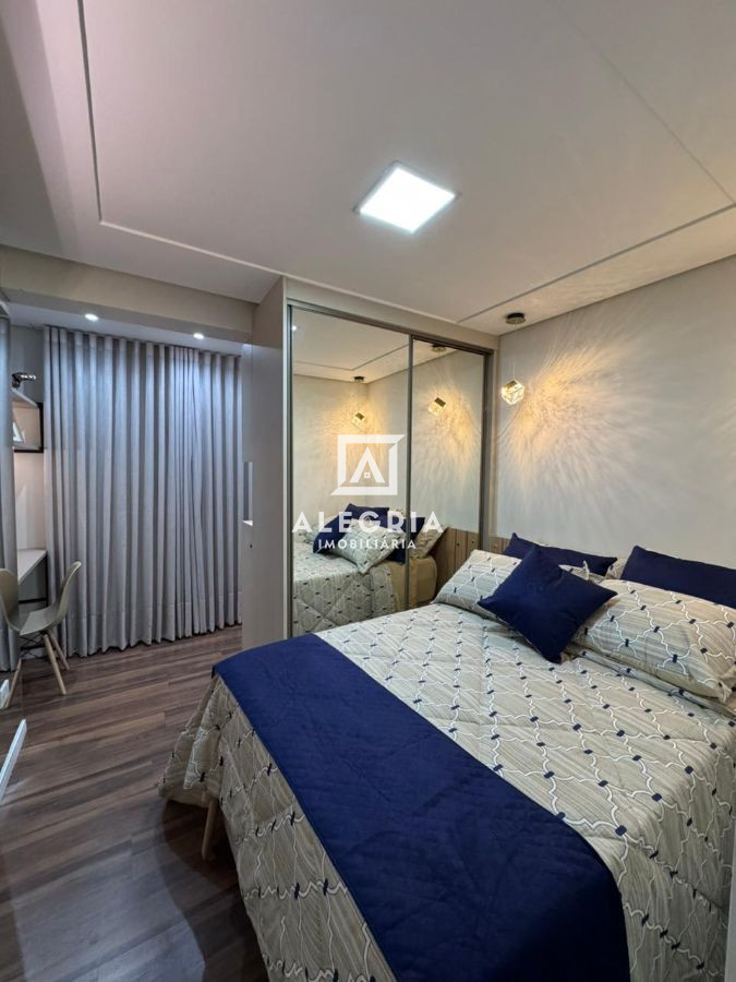 Lindo Apartamento Semi Mobiliado Próximo ao Shopping São José! Com lindo terraço privativo. em São José dos Pinhais