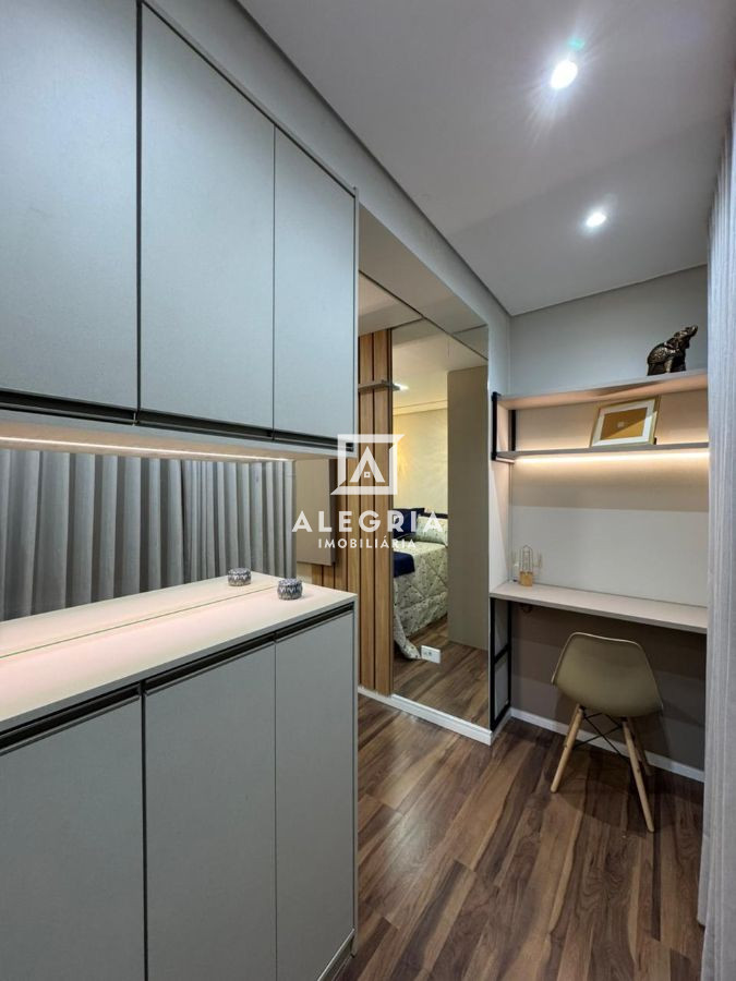 Lindo Apartamento Semi Mobiliado Próximo ao Shopping São José! Com lindo terraço privativo. em São José dos Pinhais