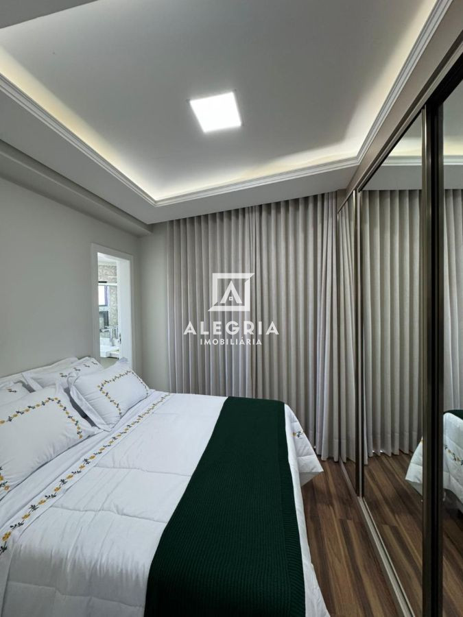 Lindo Apartamento Semi Mobiliado Próximo ao Shopping São José! Com lindo terraço privativo. em São José dos Pinhais