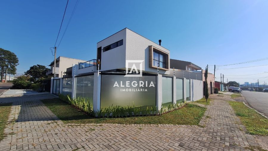 Lindo Sobrado de esquina no bairro Jardim Cruzeiro em São José dos Pinhais