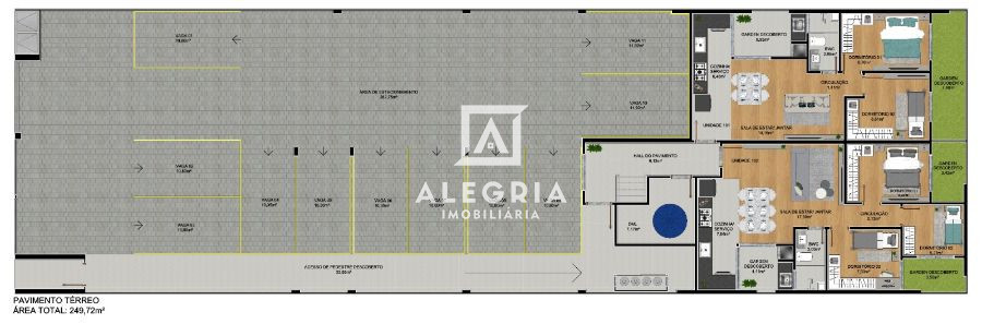 Lindo Apartamento no bairro Parque da Fonte em São José dos Pinhais