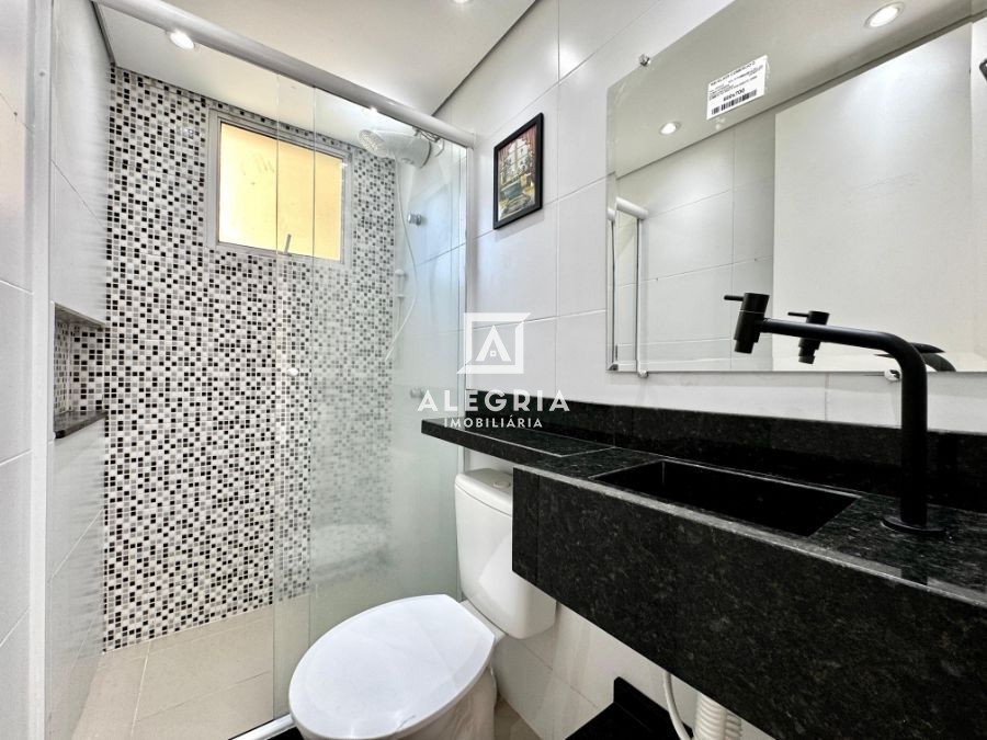 Lindo Apartamento Semi Mobiliado Contendo 02 Dormitórios na Colonia Rio Grande em São José dos Pinhais