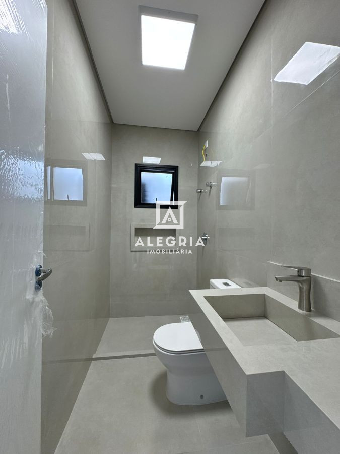 Belissima Casa Contendo 03 Dormitórios Sendo 01 Suite Com Area Gourmet no Jardim Cruzeiro em São José dos Pinhais