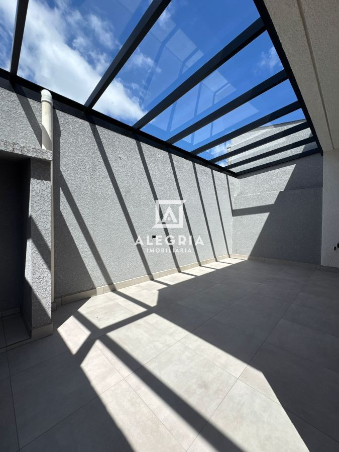 Belissima Casa Contendo 03 Dormitórios Sendo 01 Suite Com Area Gourmet no Jardim Cruzeiro em São José dos Pinhais